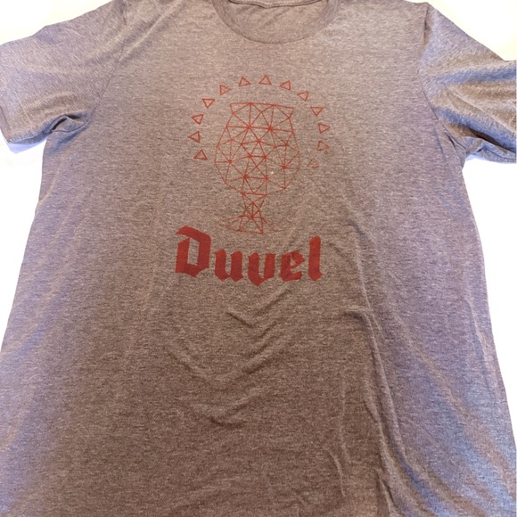 Vintage Duvel Brewing Co. T-Shirt by Normal Human – Heather Grey | Size L - Picture 1 of 8